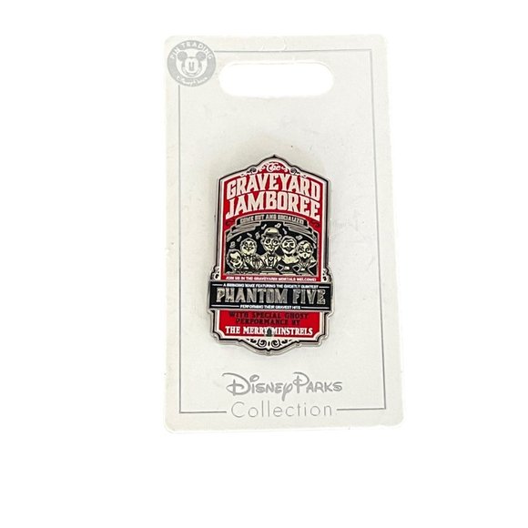 Disney Parks Haunted Mansion Graveyard Jamboree Phantom Five Ghosts Pin - Picture 2 of 7